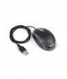 Mini souris USB pour PC portable-molette optique et filaire-avec LED- Noir