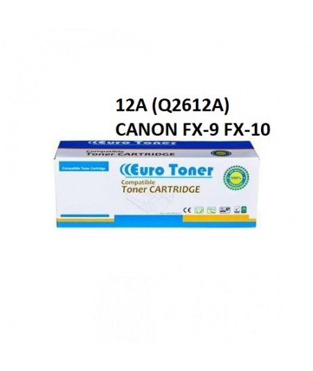 Toner Compatible – Euro Toner HP 12A (Q2612A) CANON FX-9 FX-10
