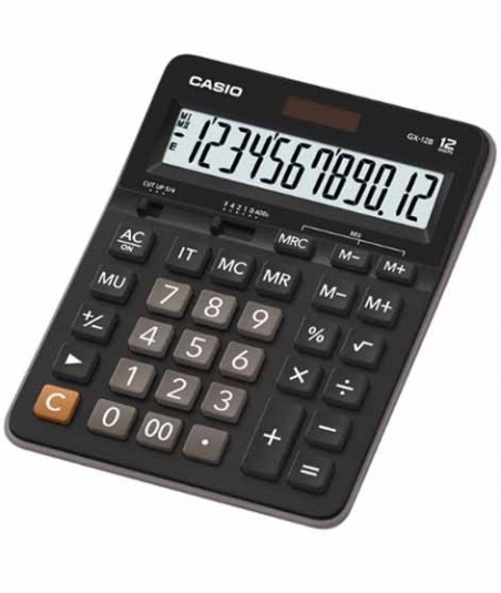 Calculatrice de bureau Casio pleine grandeur, comptabilité, 12 chiffres