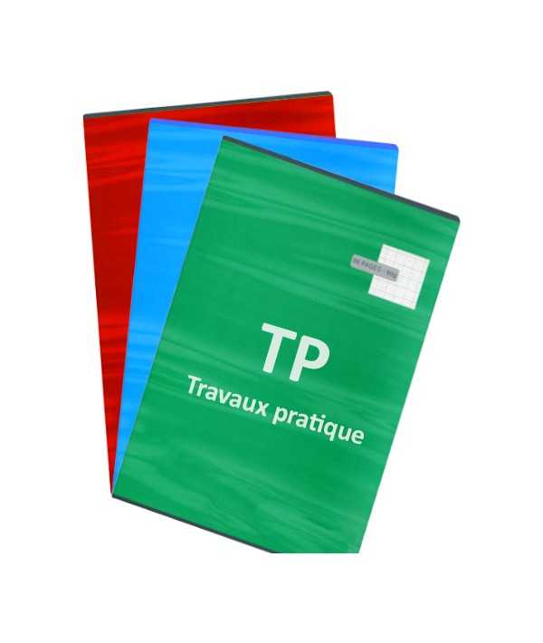 Cahier Travaux pratique (TP) Grand format TP 96pagesدفتر التطبيقات