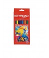 12 Crayons Couleurs grand taille - Keyroad